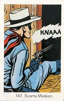 Svarta Masken — 1977-81 Comic & Children's Cards #147