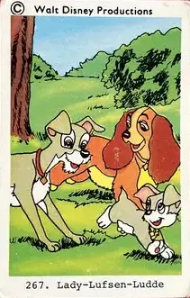 Scamp — 1973-76 Disney Set Numbered #267
