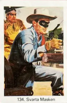 Svarta Masken — 1977-81 Comic & Children's Cards #134