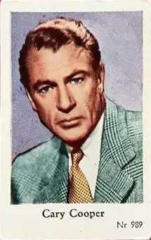 Gary Cooper — 1955 Nr Set (601-998) #989