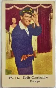 Eddie Constantine — 1958 PA Set #114