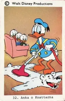 Donald Duck — 1973-76 Disney Set Numbered #32