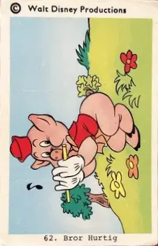 Fifer Pig — 1973-76 Disney Set Numbered #62