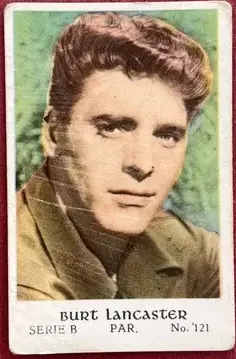 Burt Lancaster — 1952 Serie B (Colored) #121
