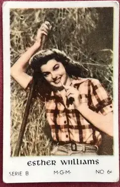 Esther Williams — 1952 Serie B (Colored) #64