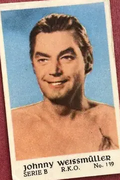 Johnny Weissmuller — 1952 Serie B (Colored) #139
