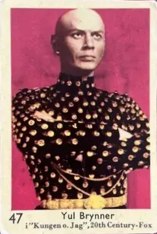 Yul Brynner — 1957 Large Number Studio Series #47