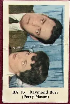 Raymond Burr — 1965 BA Set #83