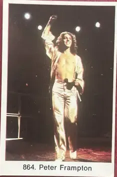 Peter Frampton — 1978 Popbilder Period After Number IV #864