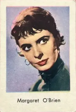 Margaret O´Brien — 1963 Unnumbered Set 2 (Sans Serif)