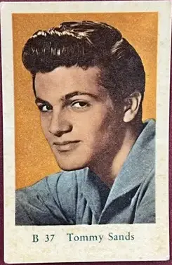 Tommy Sands — 1960 B Set (Blue Text) #37