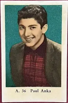 Paul Anka — 1959 A Set (Serif) #36