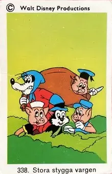 Big Bad Wolf — 1973-76 Disney Set Numbered #338