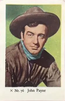 John Payne — 1958 X Nr Set #76