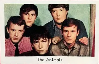 The Animals — 1966-68 Popbilder Unnumbered Series