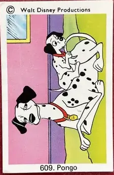Pongo — 1973-76 Disney Set Numbered #609