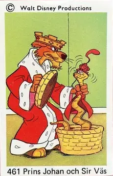 Prince John — 1973-76 Disney Set Numbered #461
