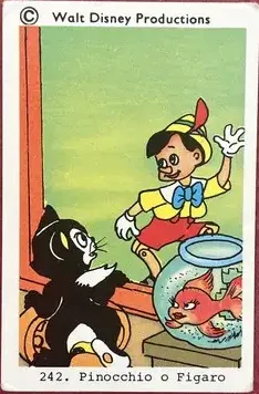 Pinocchio — 1973-76 Disney Set Numbered #242