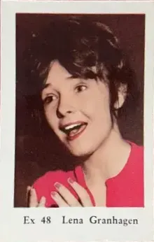 Lena Granhagen — 1962 Ex Set #48