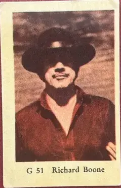 Richard Boone — 1964 G Set #51