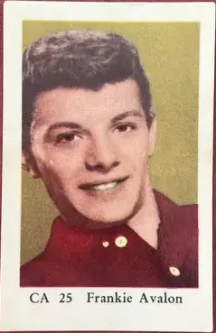 Frankie Avalon — 1962 CA Set #25