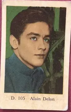 Alain Delon — 1961 D Plain Text Set #105