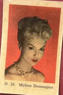 Mylène Demongeot — 1961 D Plain Text Set #26
