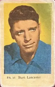 Burt Lancaster — 1958 PA Set #16