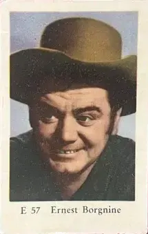 Ernest Borgnine — 1962 E Set (Straight Letters) #57