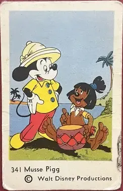 Musse Pigg — 1963 Numbered Set 4 (301-451) #341