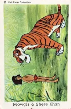 Mowgli & vargen — 1963-73 Disney Set Unnumbered