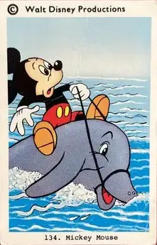 Mickey Mouse — 1973-76 Disney Set Numbered #134
