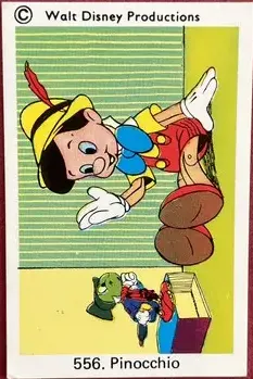 Pinocchio — 1973-76 Disney Set Numbered #556