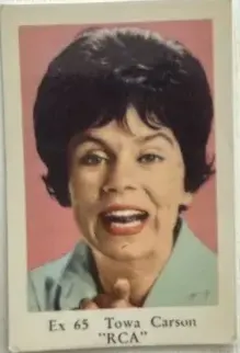 Towa Carson — 1962 Ex Set #65