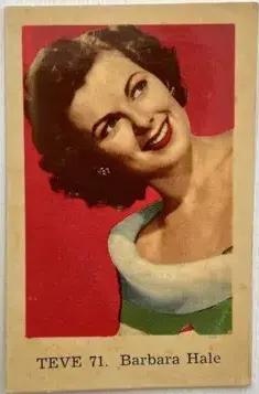 Barbara Hale — 1962 TEVE Set #71