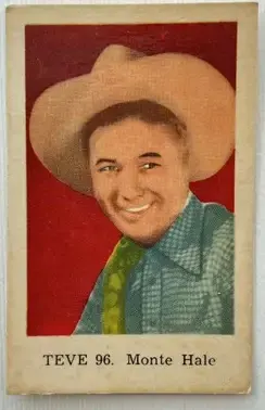 Monte Hale — 1962 TEVE Set #96
