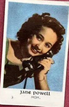 Jane Powell — 1952 Numbered Set 7 (1-198) #3