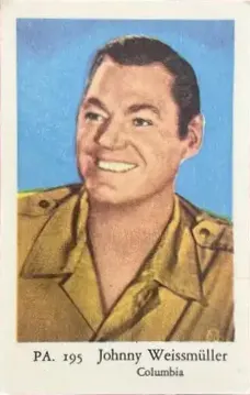 Johnny Weissmuller — 1958 PA Set #195