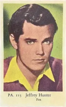 Jeffrey Hunter — 1958 PA Set #115
