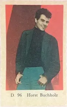 Horst Buchholz — 1961 D Plain Text Set #96