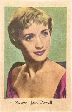 Jane Powell — 1958 X Nr Set #260