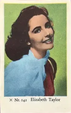 Elizabeth Taylor — 1958 X Nr Set #142