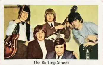 The Rolling Stones — 1966-68 Popbilder Unnumbered Series