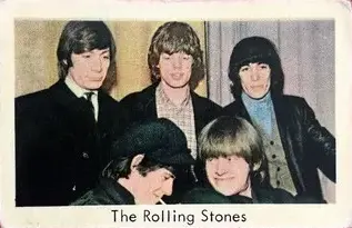 The Rolling Stones — 1966-68 Popbilder Unnumbered Series