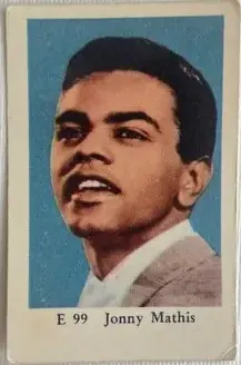 Johnny Mathis — 1962 E Set (Straight Letters) #99