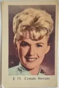 Connie Stevens — 1962 E Set (Straight Letters) #71