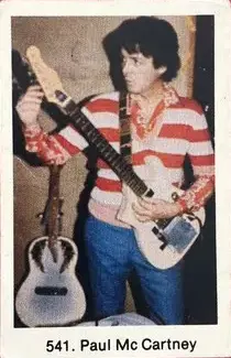 Paul McCartney — 1980 Popbilder Period After Number V #541