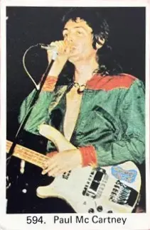 Paul McCartney — 1975 Popbilder Period After Number III #594
