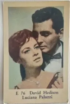 David Hedison — 1962 E Set (Straight Letters) #76