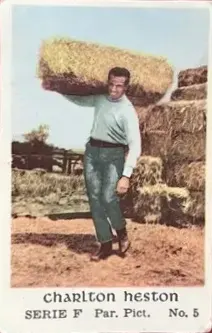 Charlton Heston — 1956 Serie F #5